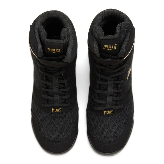 Everlast Elite2 Pro Hi-Top Boxing Boots - Black/Gold