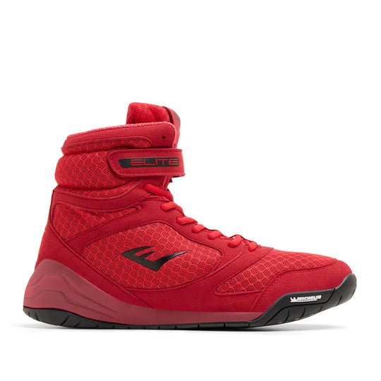 Everlast Elite2 Pro Hi-Top Boxing Boots - Red/Black
