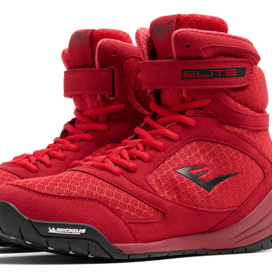 Everlast Elite2 Pro Hi-Top Boxing Boots - Red/Black