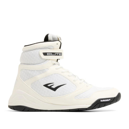 Everlast Elite2 Pro Hi-Top Boxing Boots - White/Black
