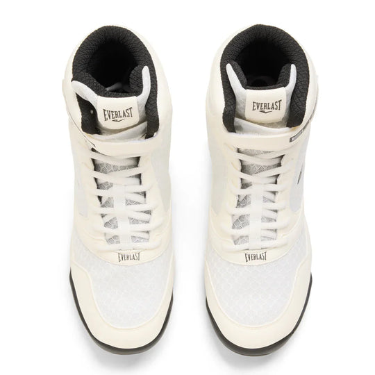 Everlast Elite2 Pro Hi-Top Boxing Boots - White/Black