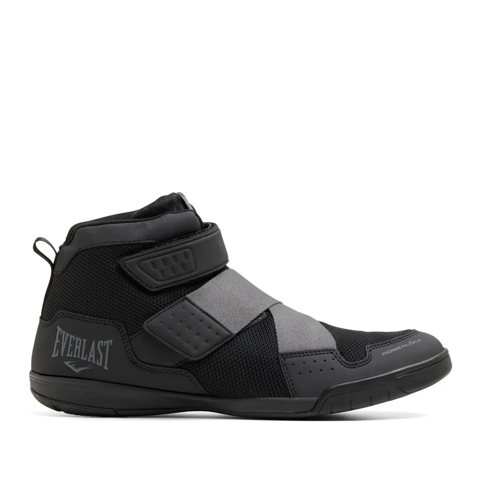 Everlast Powerlock X-Trainer Boxing Shoes - Black/Grey
