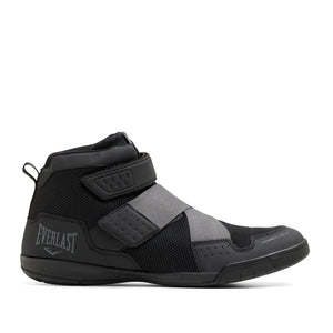 Everlast Powerlock X-Trainer Boxing Shoes - Black/Grey