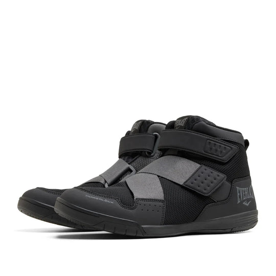 Everlast Powerlock X-Trainer Boxing Shoes - Black/Grey