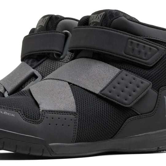 Everlast Powerlock X-Trainer Boxing Shoes - Black/Grey