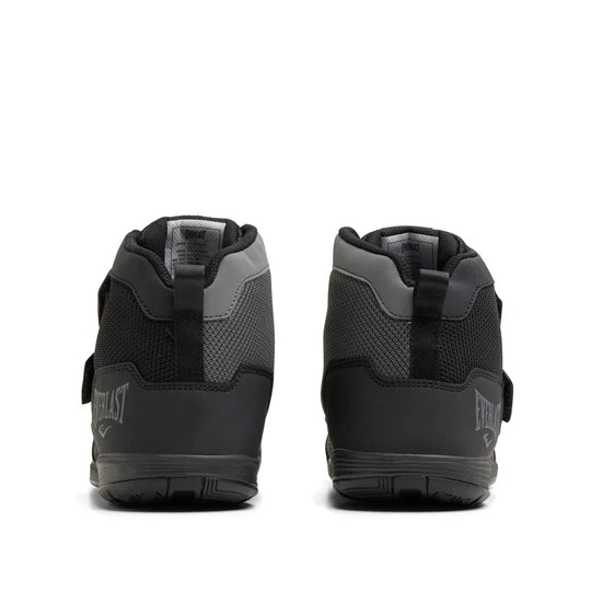 Everlast Powerlock X-Trainer Boxing Shoes - Black/Grey