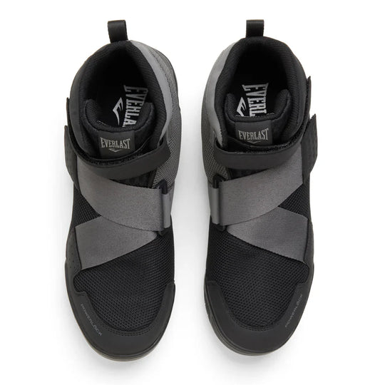 Everlast Powerlock X-Trainer Boxing Shoes - Black/Grey
