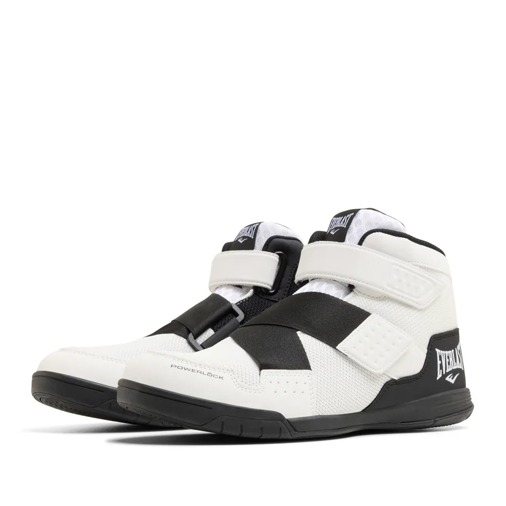 Everlast Powerlock X-Trainer Boxing Shoes - White/Grey