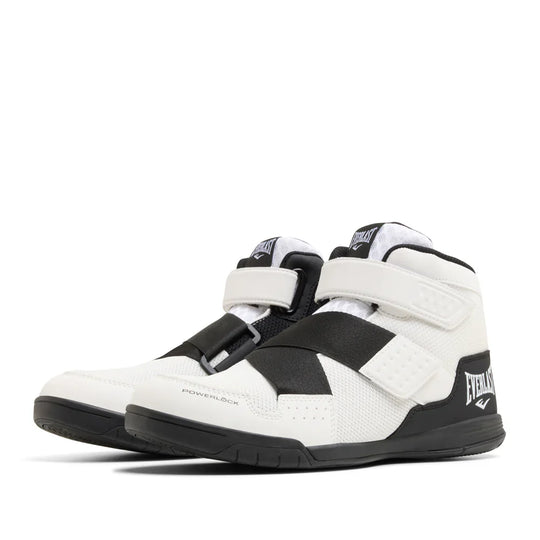 Everlast Powerlock X-Trainer Boxing Shoes - White/Grey