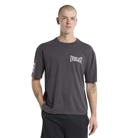 Everlast Box Fit Crew Tee - Aged Black