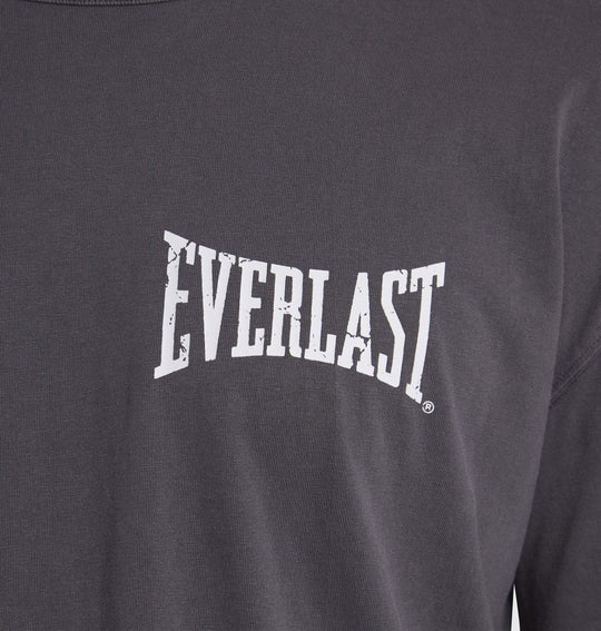 Everlast Box Fit Crew Tee - Aged Black