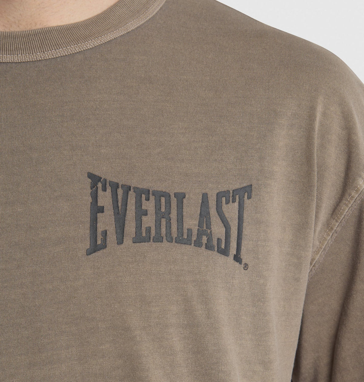 Everlast Box Fit Crew Tee - Walnut