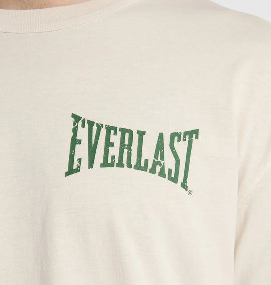 Everlast Box Fit Crew Tee - Vintage White