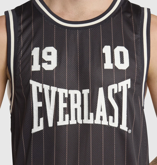 Everlast Pinstripe Mesh Tank - Black