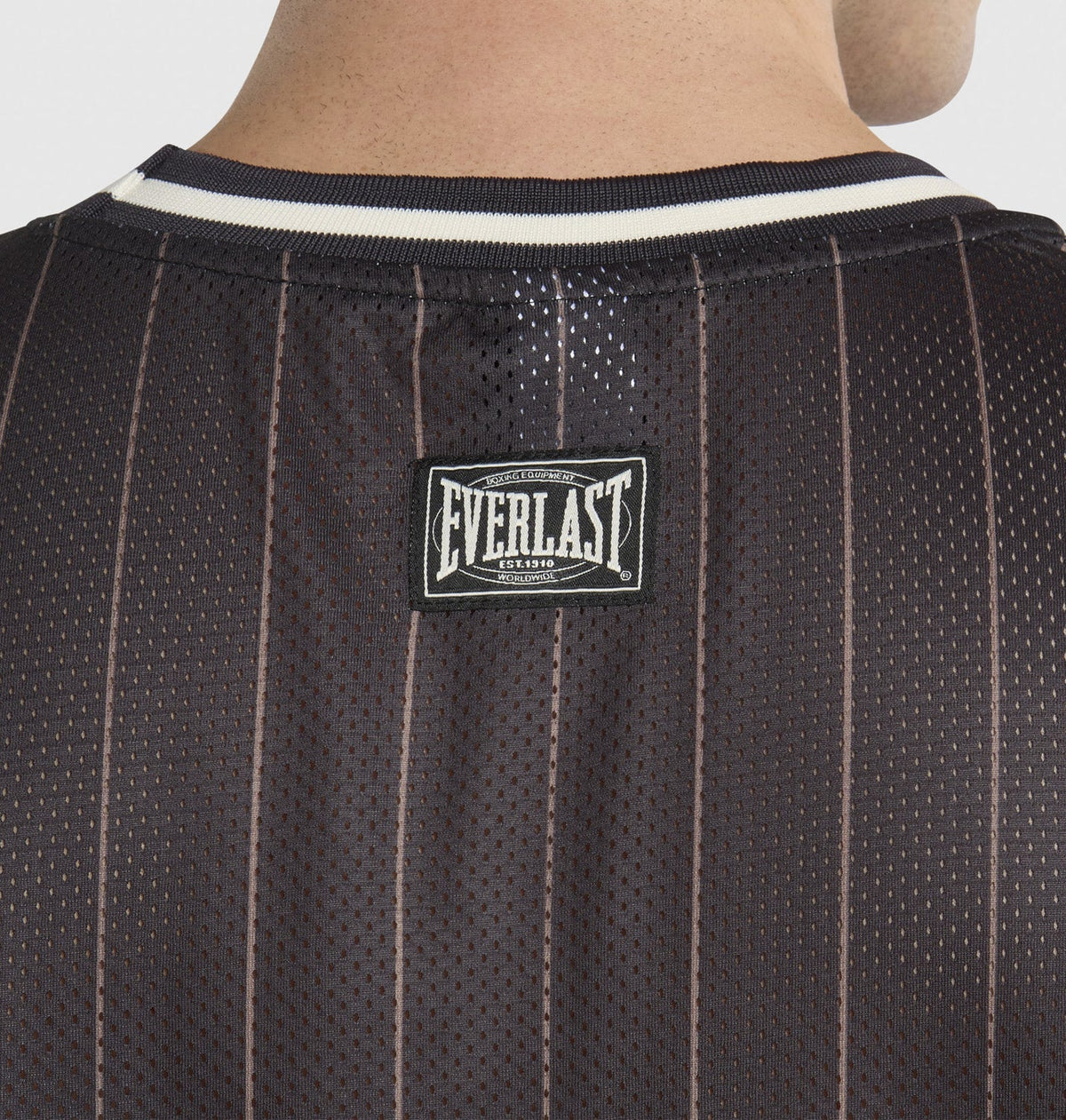 Everlast Pinstripe Mesh Tank - Black