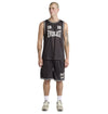 Everlast Pinstripe Mesh Court Shorts - Black