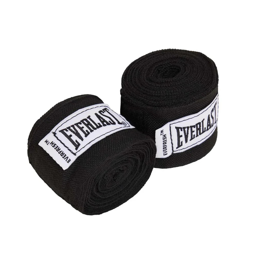 Everlast Pro Style Hand Wraps - 180 inch - Black