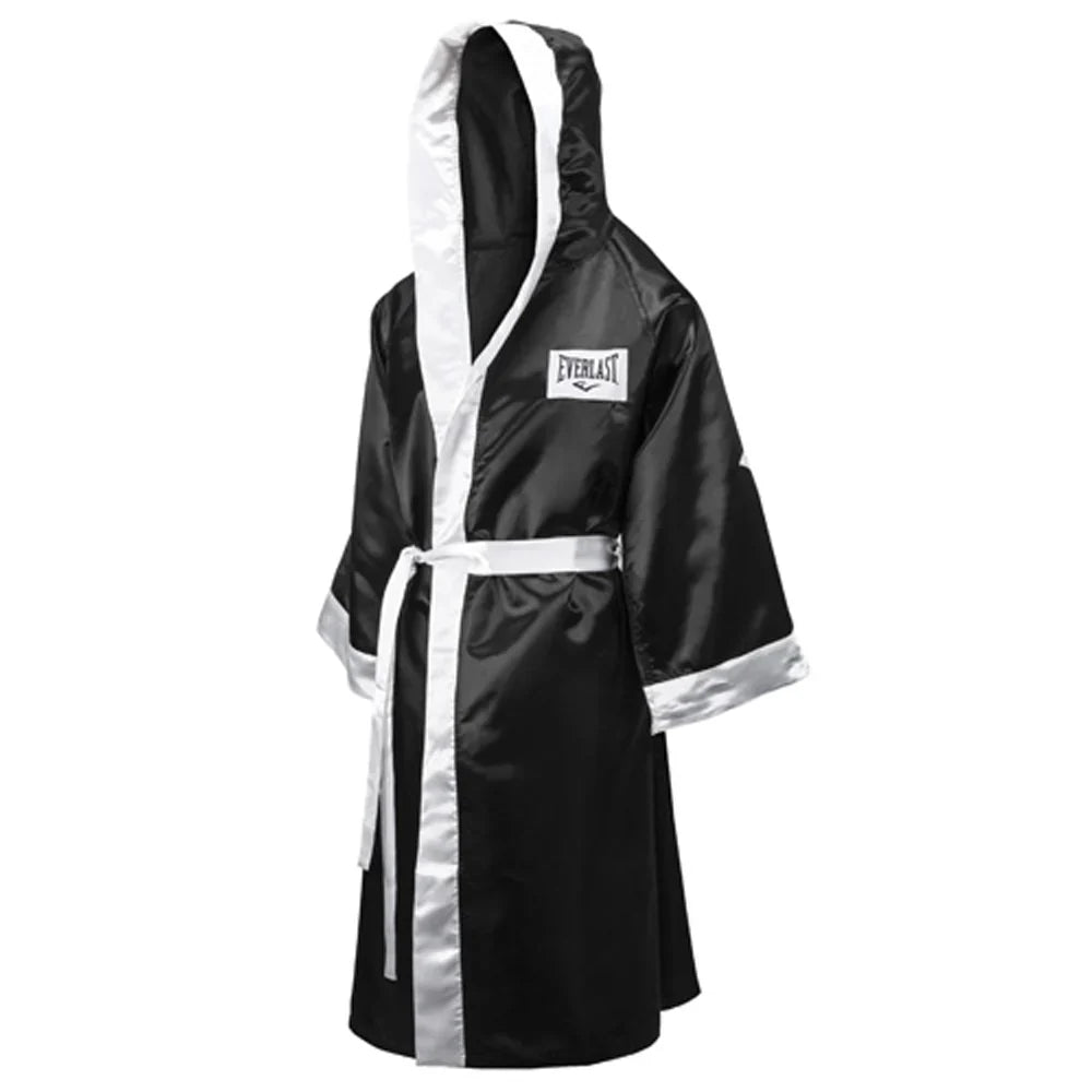 Everlast Hooded Full Length Robe - Black/White