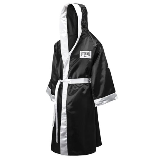 Everlast Hooded Full Length Robe - Black/White