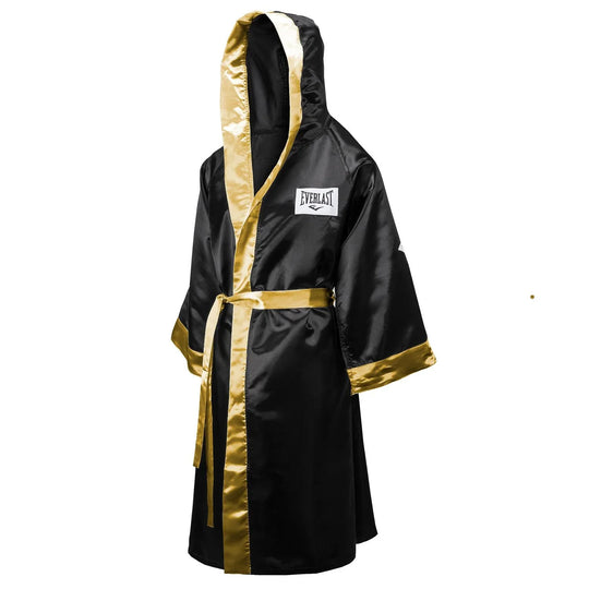 Everlast Hooded Full Length Robe - Black/Gold