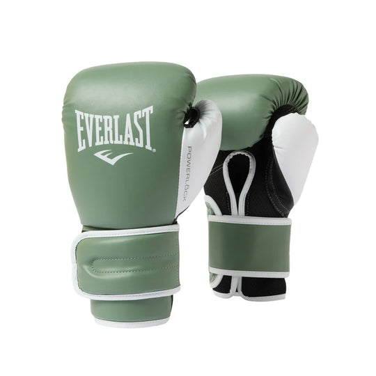 Everlast Power Lock 2 Training Gloves - Army Green/White