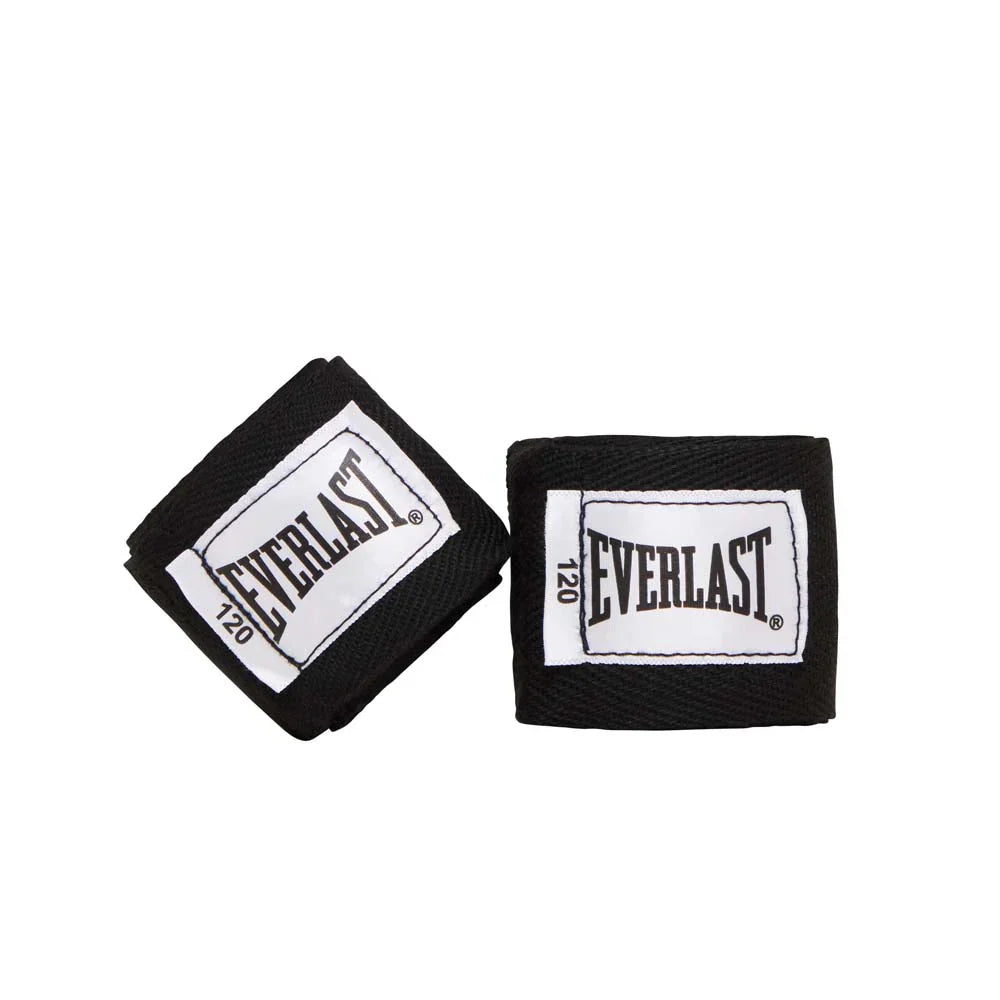 Everlast Hand Wraps - 120 inch - Black
