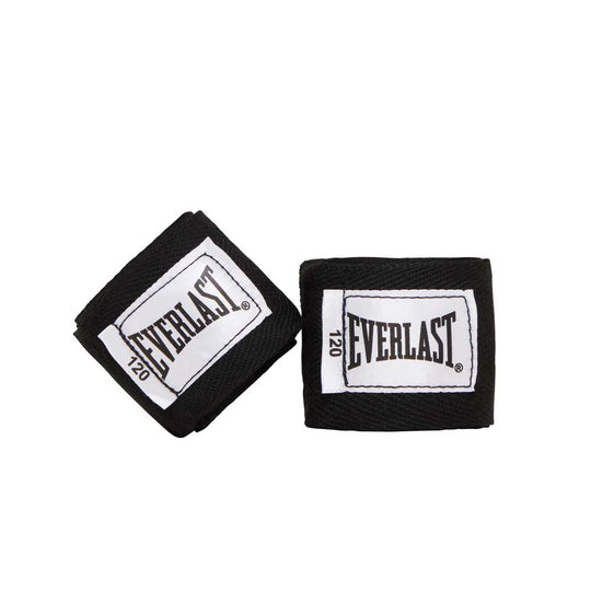 Everlast Hand Wraps - 120 inch - Black