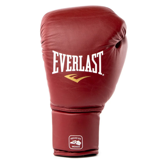 Everlast MX2 Pro Lace Up Training Gloves - Red/Gold