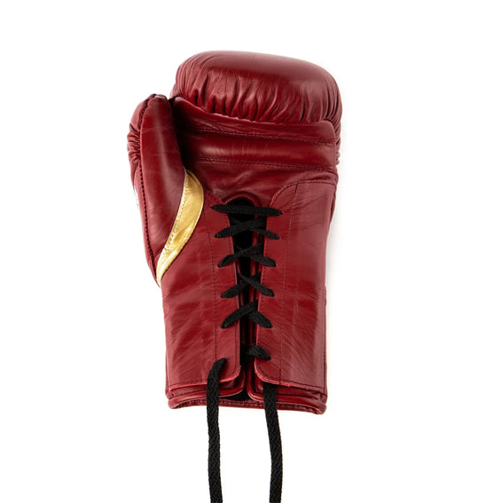 Everlast MX2 Pro Lace Up Training Gloves - Red/Gold