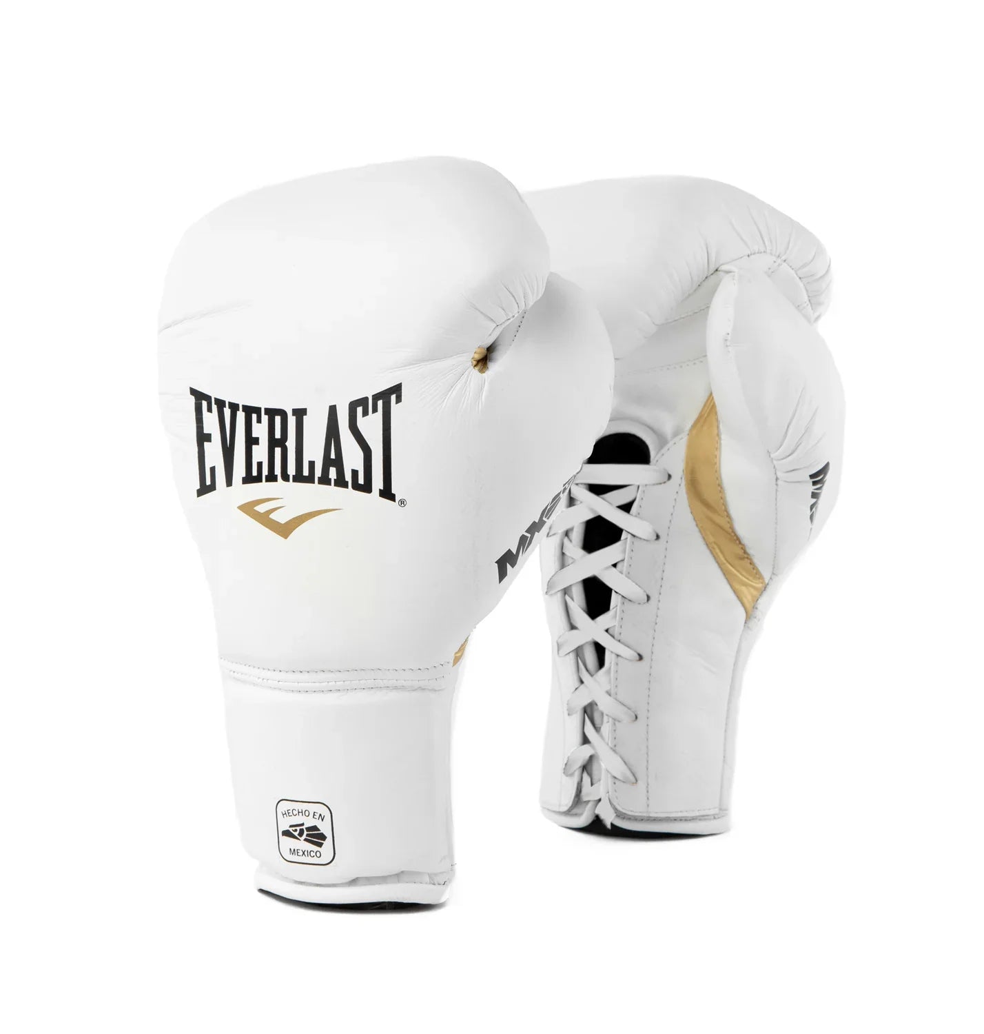 Everlast MX2 Pro Lace Up Training Gloves - White/Gold