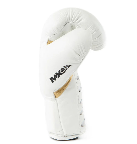 Everlast MX2 Pro Lace Up Training Gloves - White/Gold