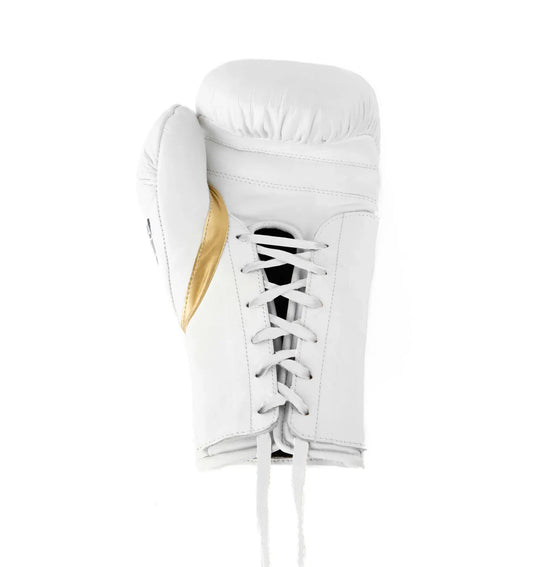 Everlast MX2 Pro Lace Up Training Gloves - White/Gold
