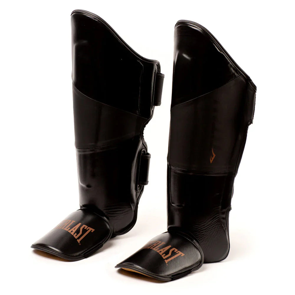 Everlast Titan Pro Striking Shin Guards - Black