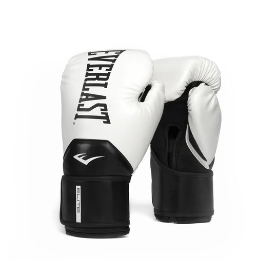 Everlast Elite 2 Boxing Gloves - White/Black