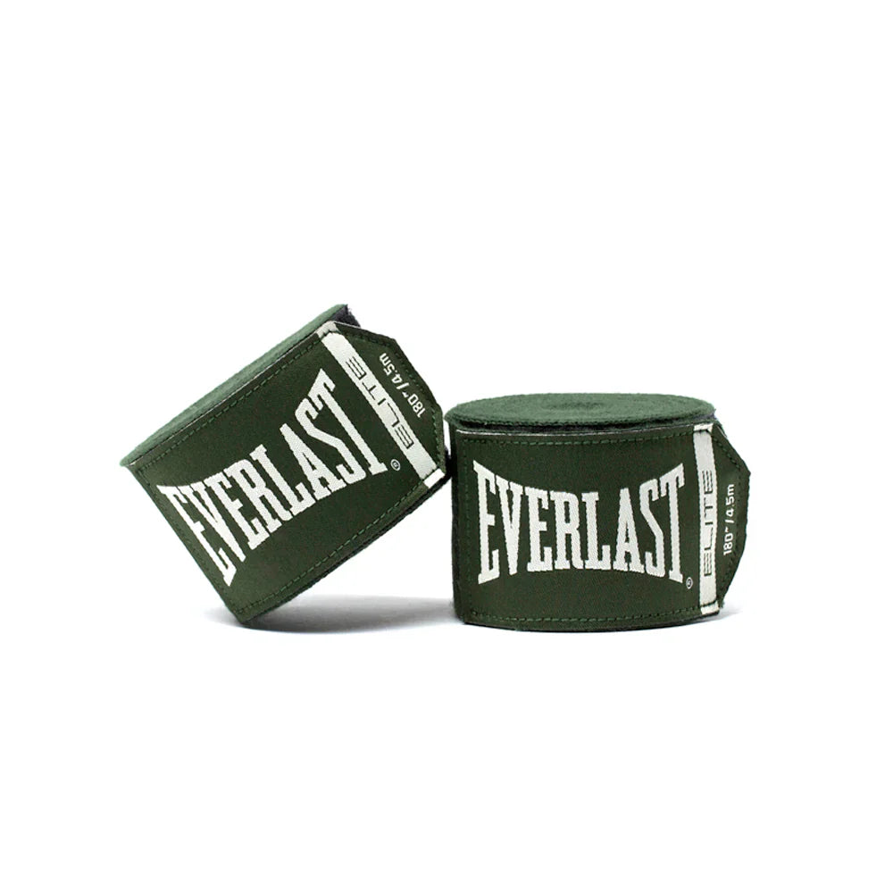 Everlast Elite Hand Wraps - 180 inch - Green