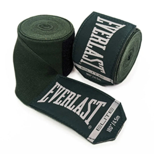 Everlast Elite Hand Wraps - 180 inch - Green