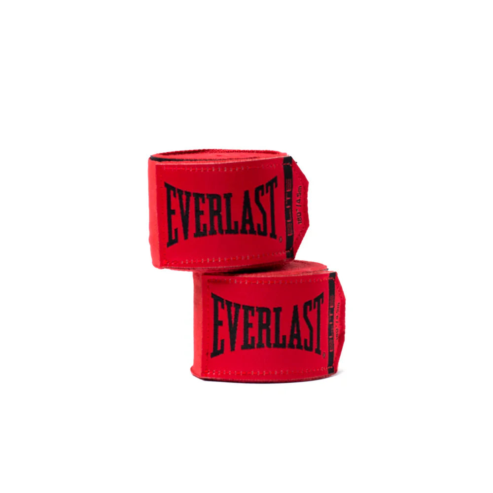 Everlast Elite Hand Wraps - 180 inch - Red