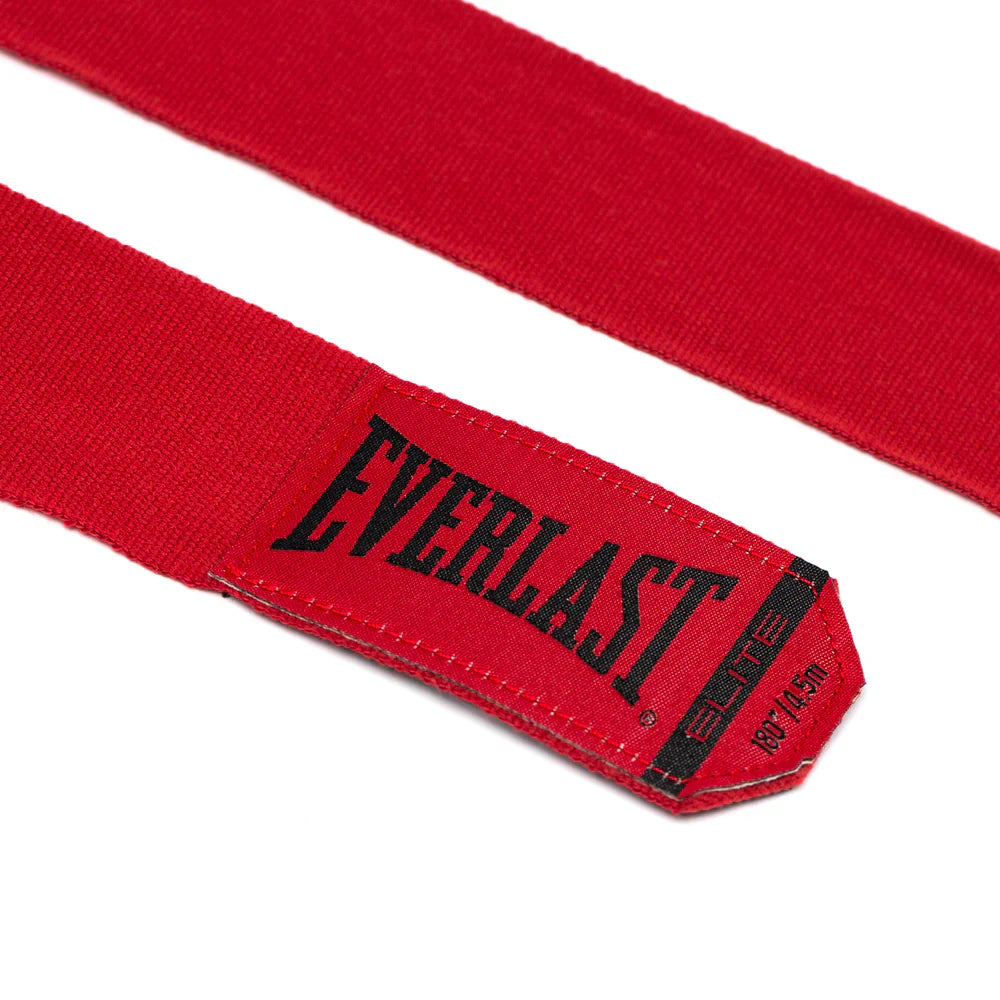 Everlast Elite Hand Wraps - 180 inch - Red