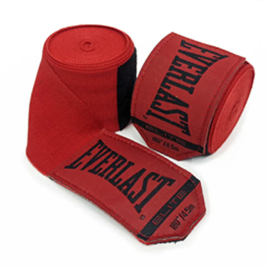 Everlast Elite Hand Wraps - 180 inch - Red
