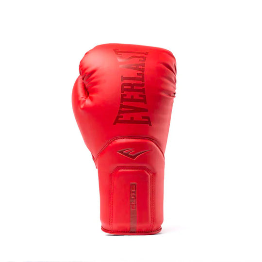 Everlast Elite 2 Pro Training Boxing Gloves - Lace Up - Red