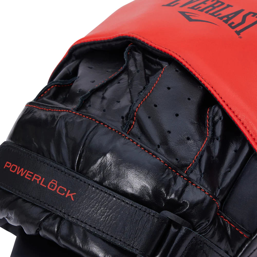 Everlast Power Lock Pro Focus Mitts - Red/Black
