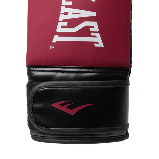 Everlast Elite Tempo Cardio Boxing Gloves - Deep Cherry/Black