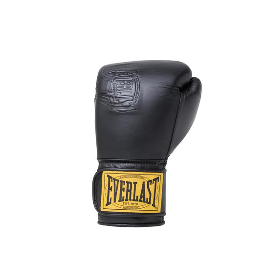 Everlast 1910 Pro Boxing Gloves - Hook & Loop - Black