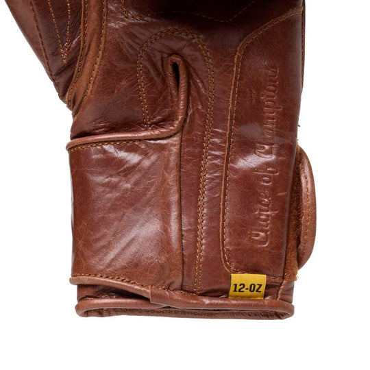 Everlast 1910 Pro Boxing Gloves - Hook & Loop - Brown