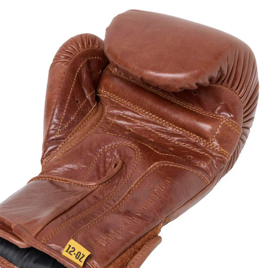 Everlast 1910 Pro Boxing Gloves - Hook & Loop - Brown