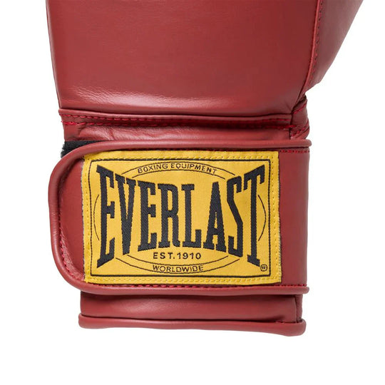 Everlast 1910 Pro Boxing Gloves - Hook & Loop - Red