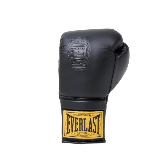 Everlast 1910 Pro Boxing Gloves - Lace Up - Black