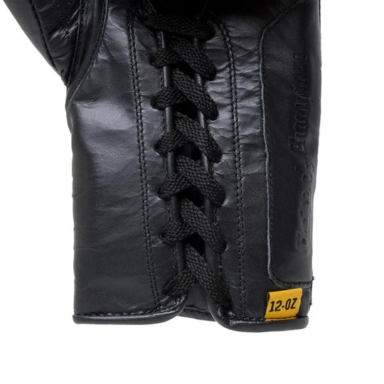 Everlast 1910 Pro Boxing Gloves - Lace Up - Black