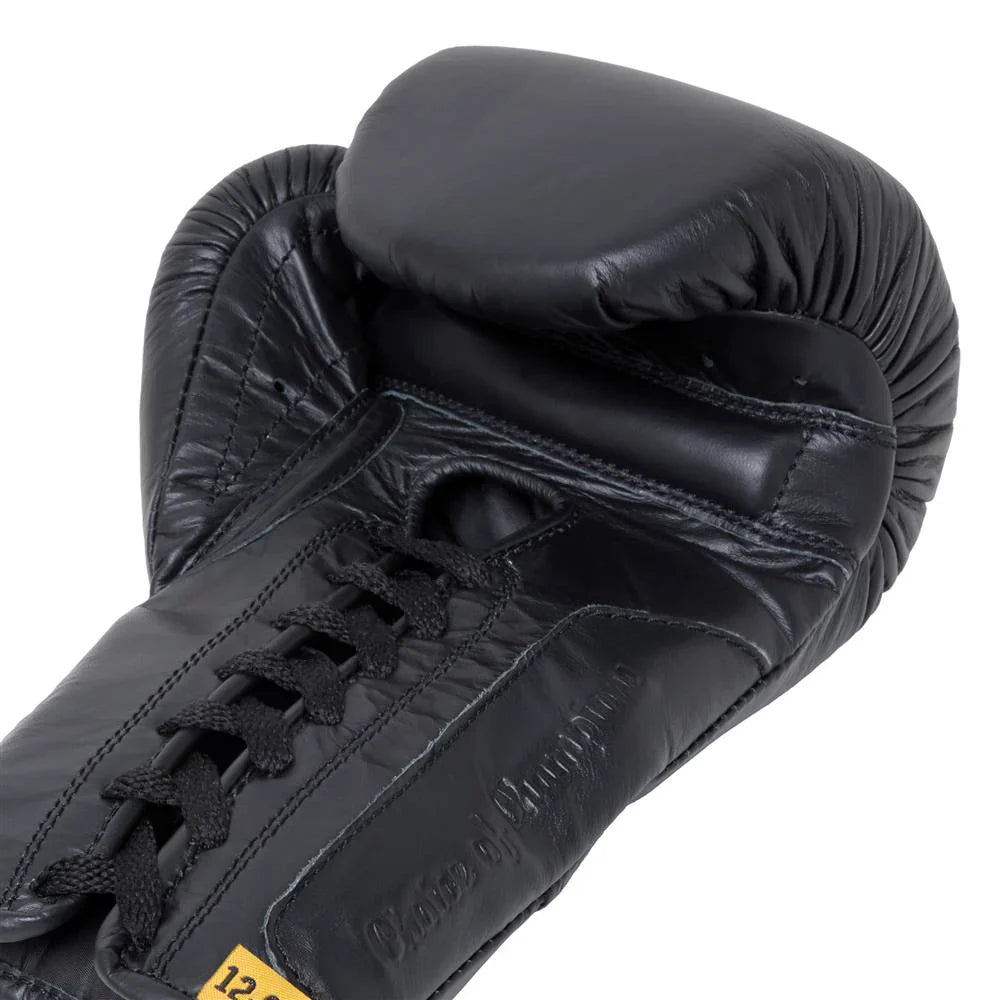 Everlast 1910 Pro Boxing Gloves - Lace Up - Black