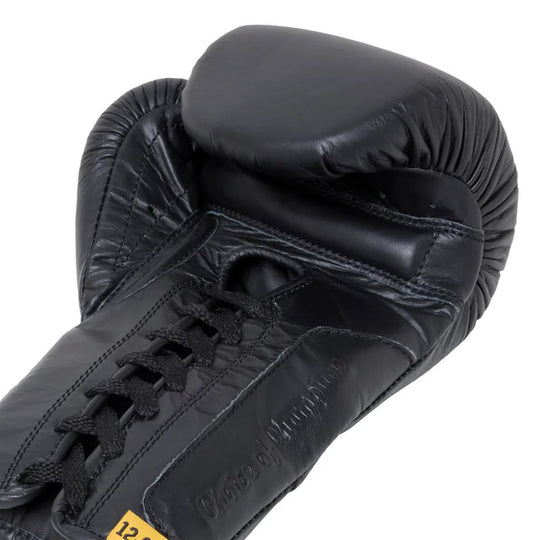 Everlast 1910 Pro Boxing Gloves - Lace Up - Black